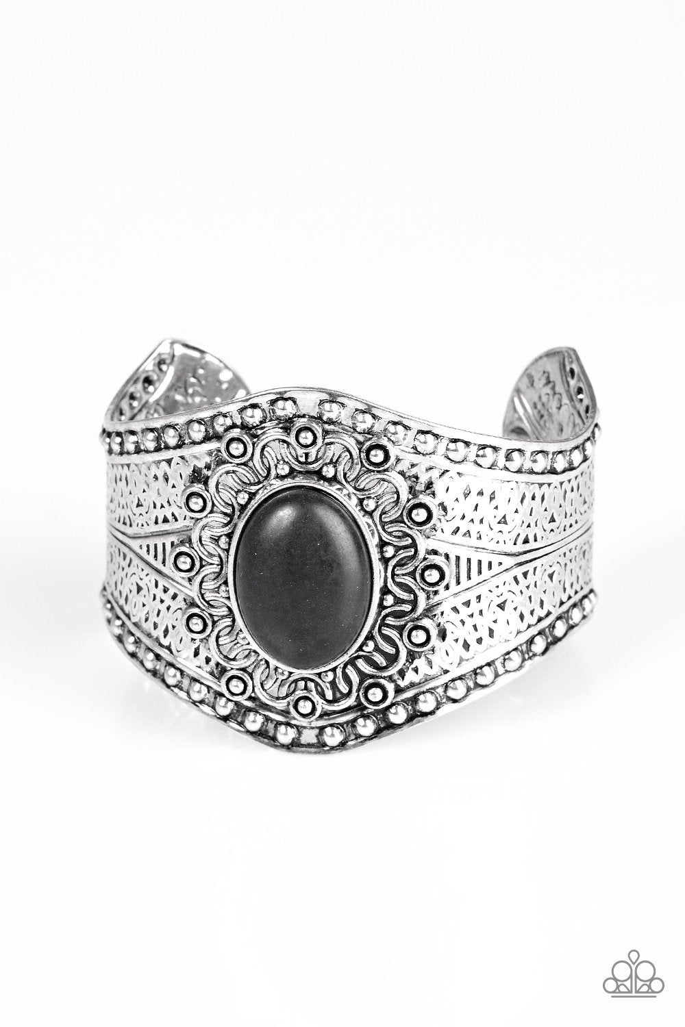 Pulsera Paparazzi ~ Mojave Majesty - Negro