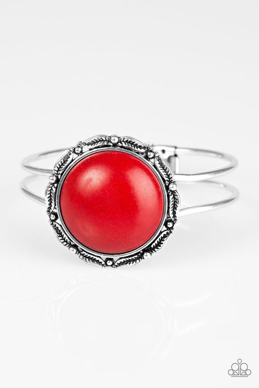 Pulsera Paparazzi ~ Mojave Harvest - Rojo