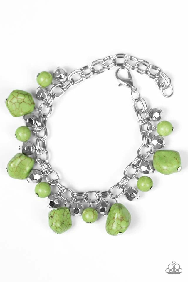 Paparazzi Bracelet ~ Practical Paleo - Green