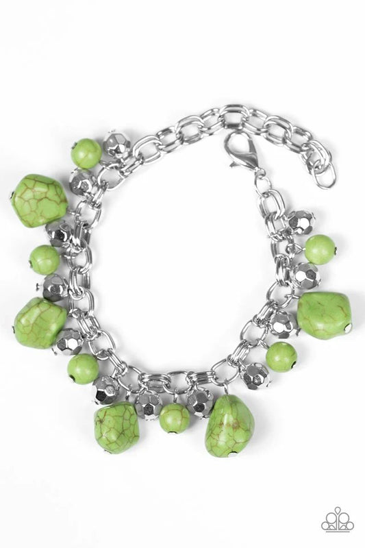 Pulsera Paparazzi ~ Paleo Práctico - Verde