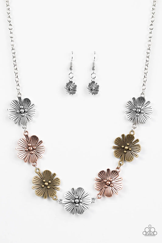 Collar Paparazzi ~ Poppin Poppies - Multicolor