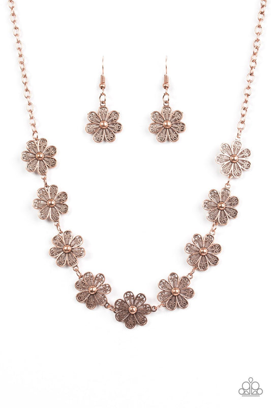 Paparazzi Necklace ~ Spring Beauty - Copper