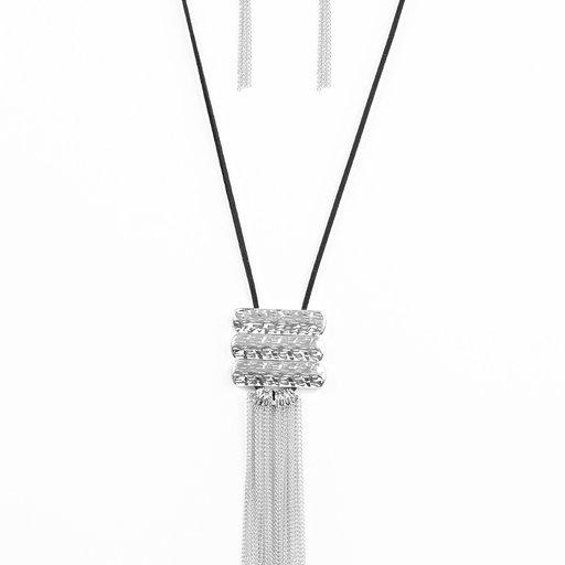 Paparazzi Necklace ~ All About ALTITUDE - Black