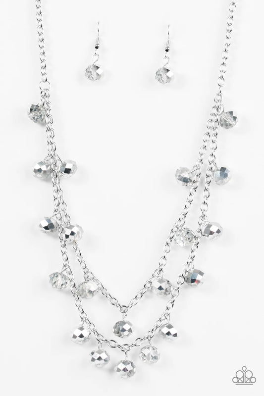 Paparazzi Necklace ~ Super Supernova - Silver