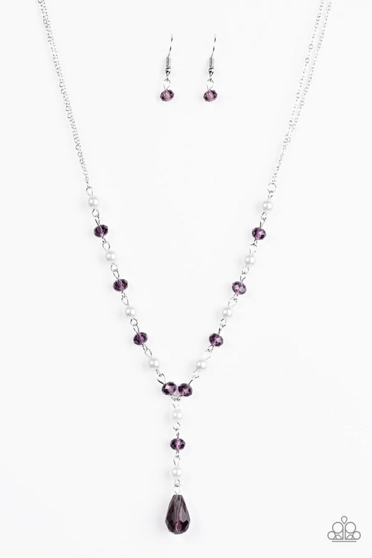 Paparazzi Necklace ~ Diva Deluxe - Purple