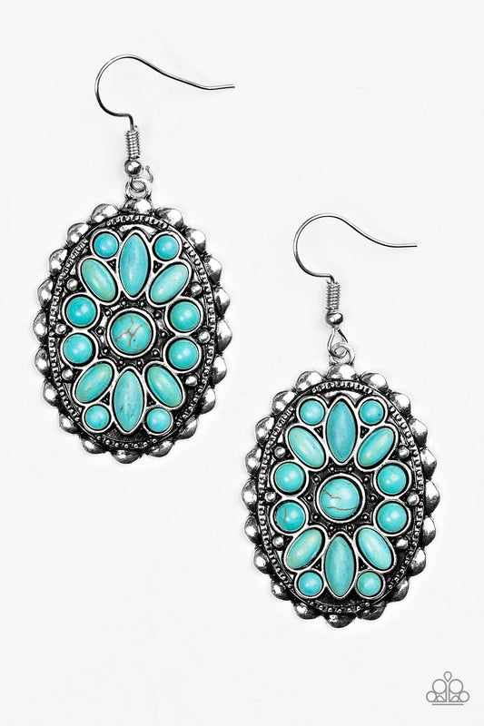 Paparazzi Earring ~ Prairie Poppy - Blue