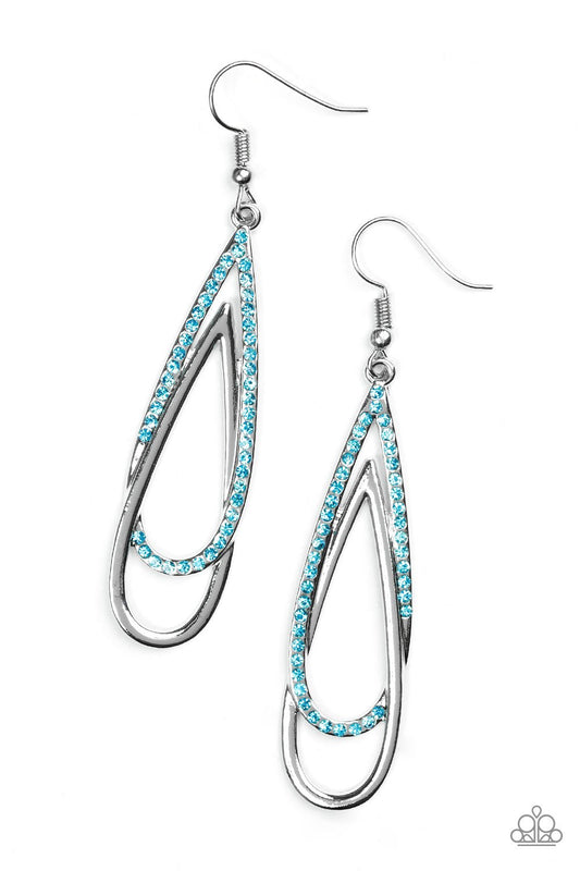 Paparazzi Earring ~ REIGN Storm - Blue