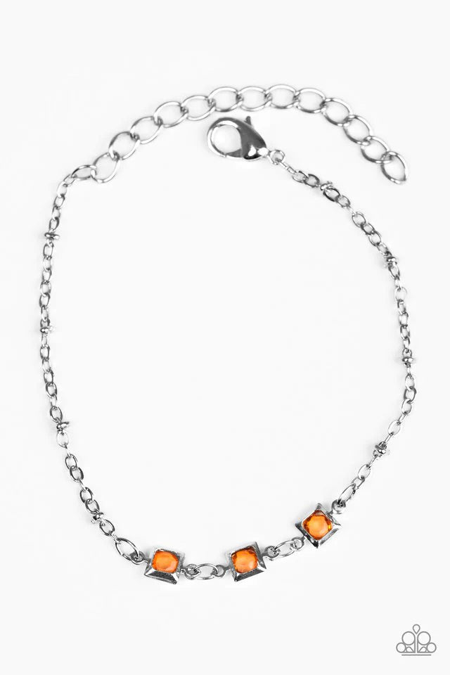 Paparazzi Bracelet ~ All I Have To Do Is GLEAM - Orange