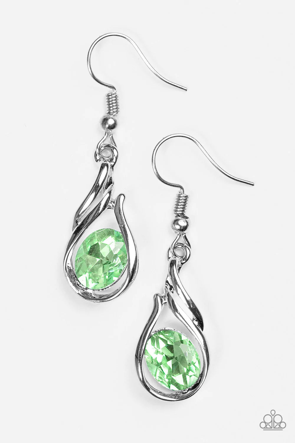 Paparazzi Earring ~ HAUTE On Your Heels! - Green