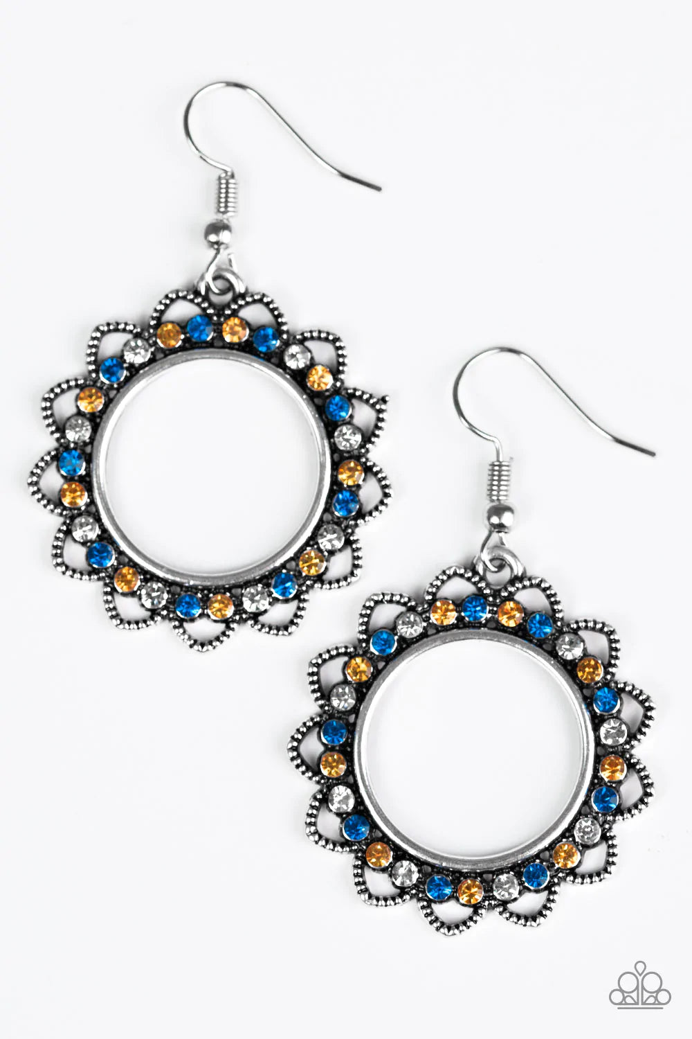 Paparazzi Earring ~ Bring Your Tambourine - Multi