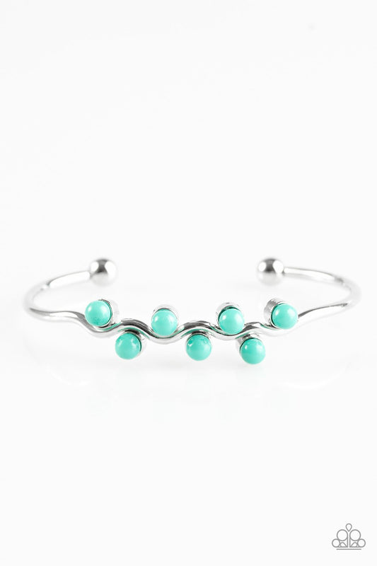 Pulsera Paparazzi ~ Mareas tropicales - Verde