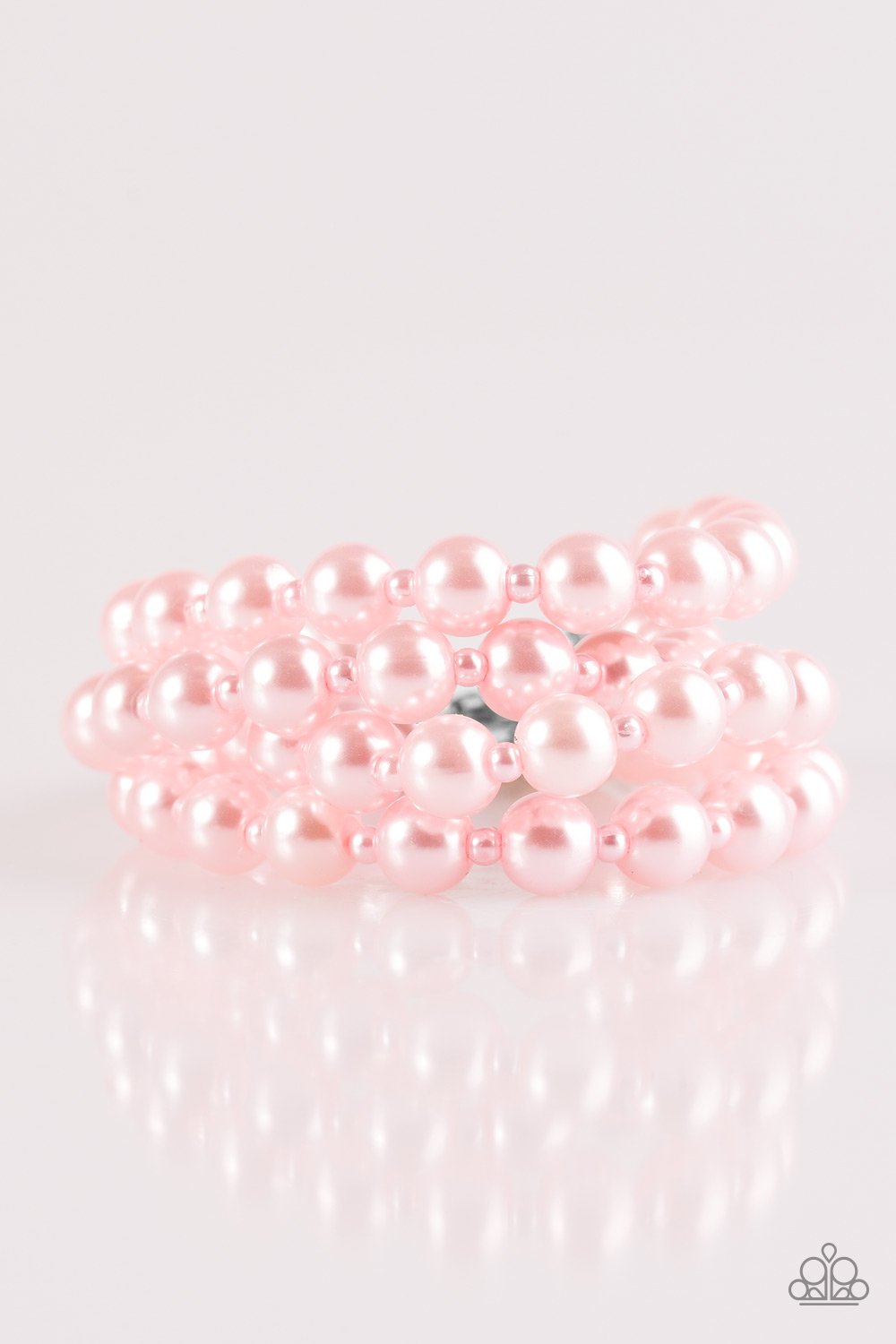 Paparazzi Bracelet ~ Work The BALLROOM - Pink