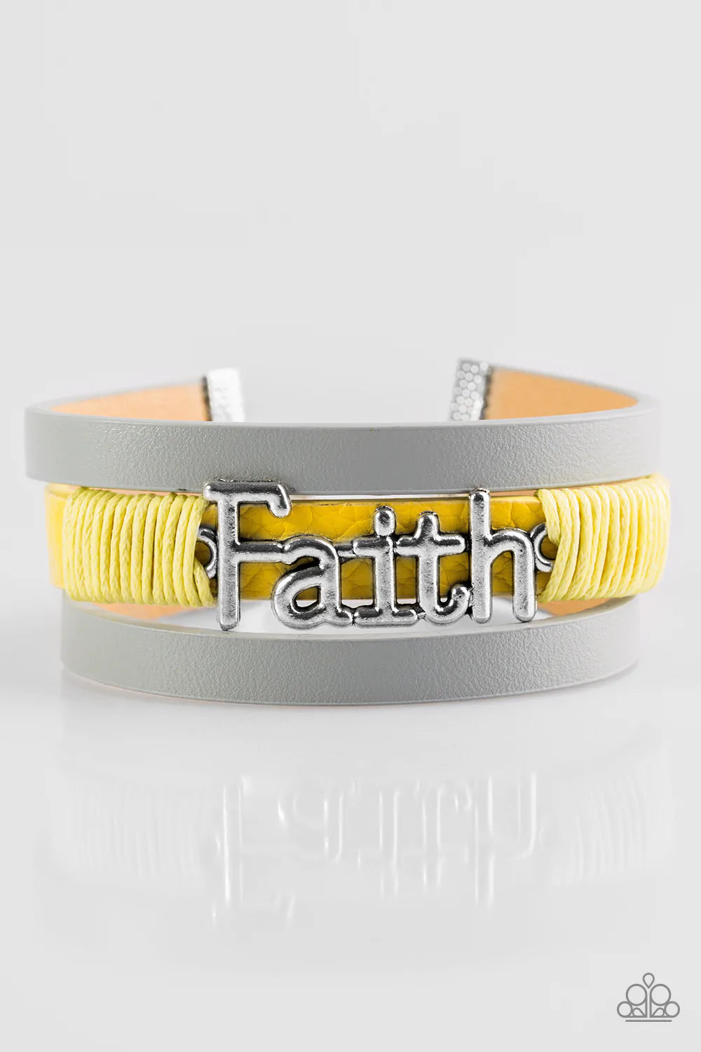 Paparazzi Bracelet ~ An Act Of Faith - Yellow