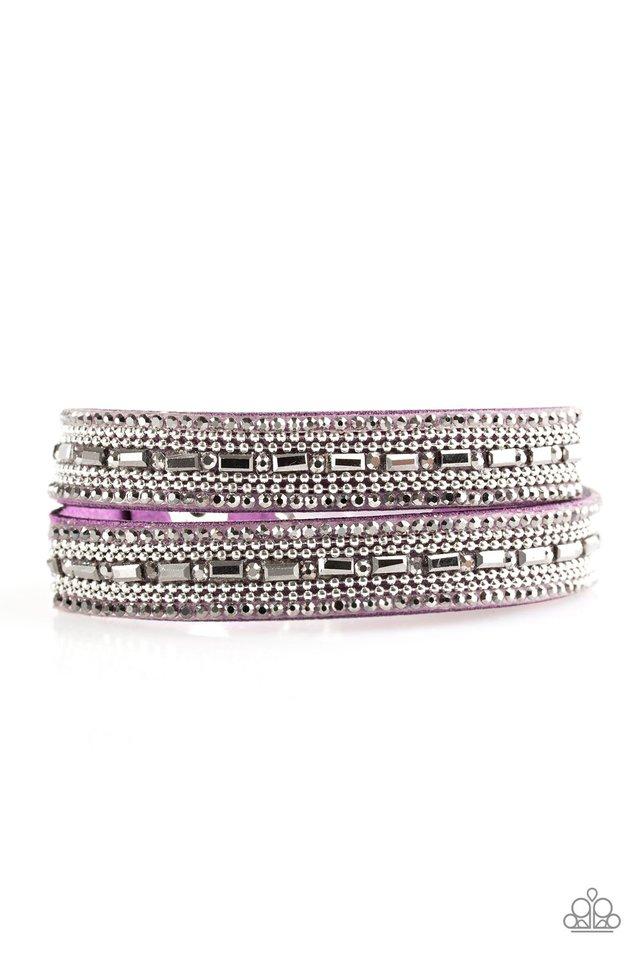 Paparazzi Bracelet ~ Shimmer and Sass - Purple