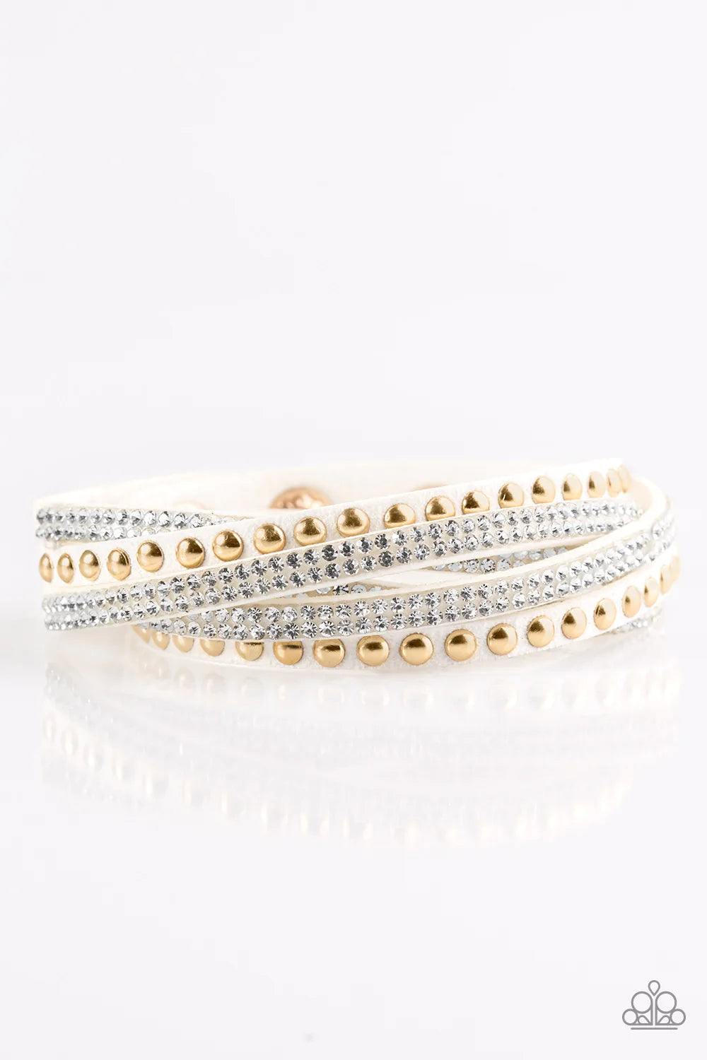 Paparazzi Bracelet ~ I BOLD You So! - White