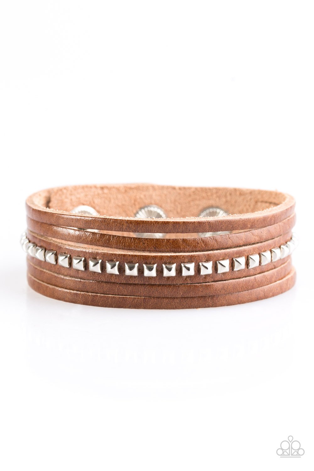 Paparazzi Bracelet ~ Rogue Rebel - Brown