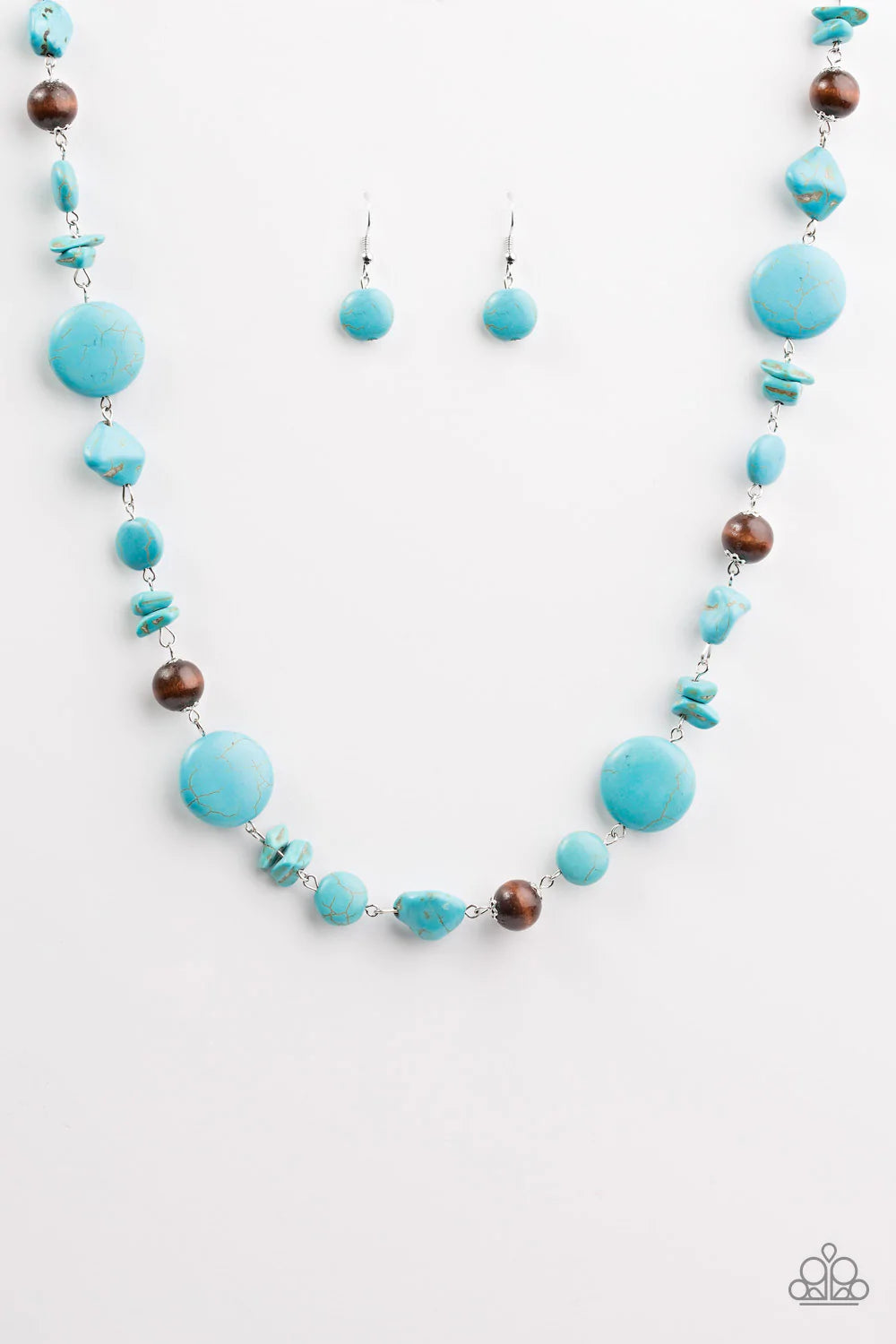 Paparazzi Necklace ~ Canyon Collection - Blue