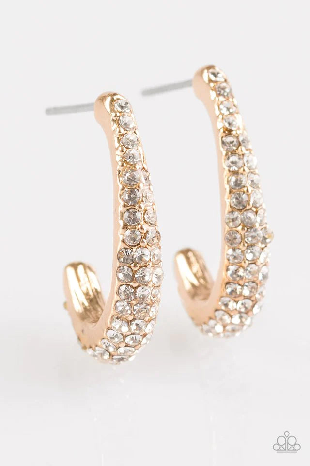 Paparazzi Earring ~ Timeless Moments - Gold