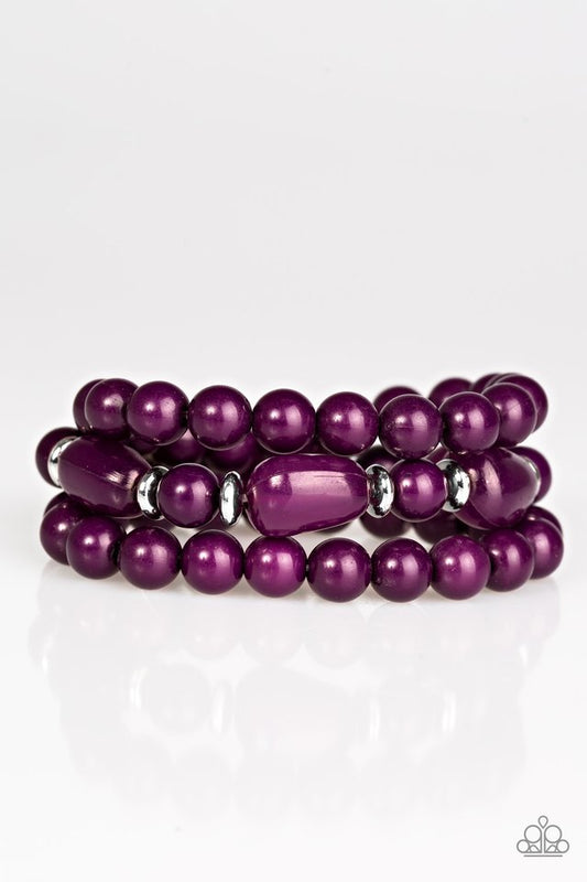 Paparazzi Bracelet ~ Anyone HUE Is Anybody - Purple