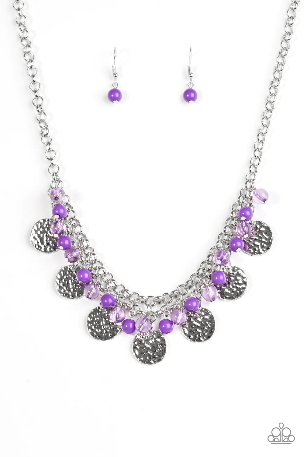 Paparazzi Necklace ~ Beachfront Babe - Purple