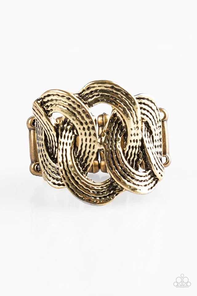 Paparazzi Ring ~ Radical Radius - Brass