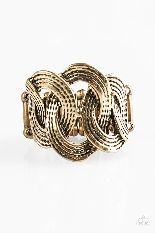 Paparazzi Ring ~ Radical Radius - Brass