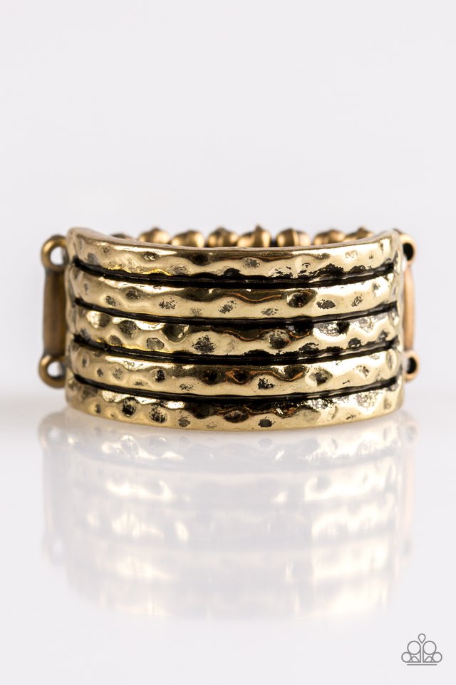 Texture Timbre - Brass - Paparazzi Ring Image