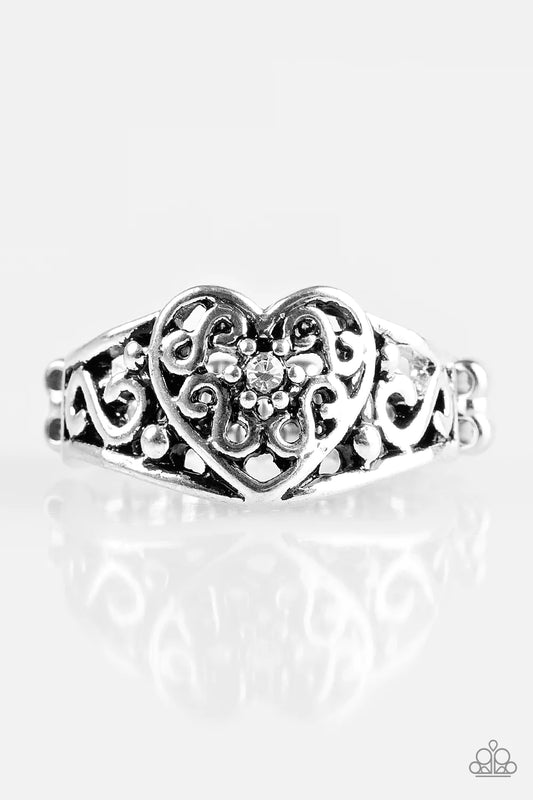 Paparazzi Ring ~ Dearly Beloved - White