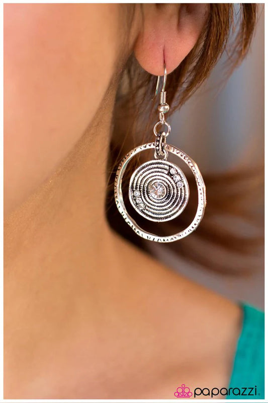 Paparazzi Earring ~ Spellbound - Silver