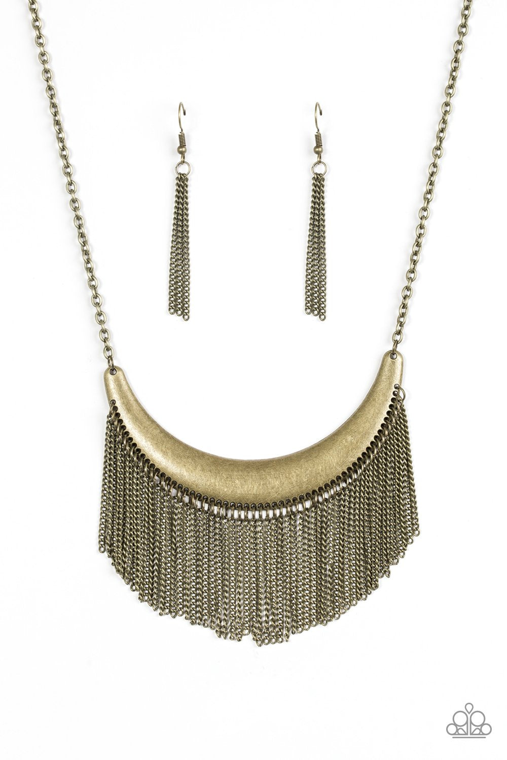 Paparazzi Necklace ~ Zoo Zone - Brass