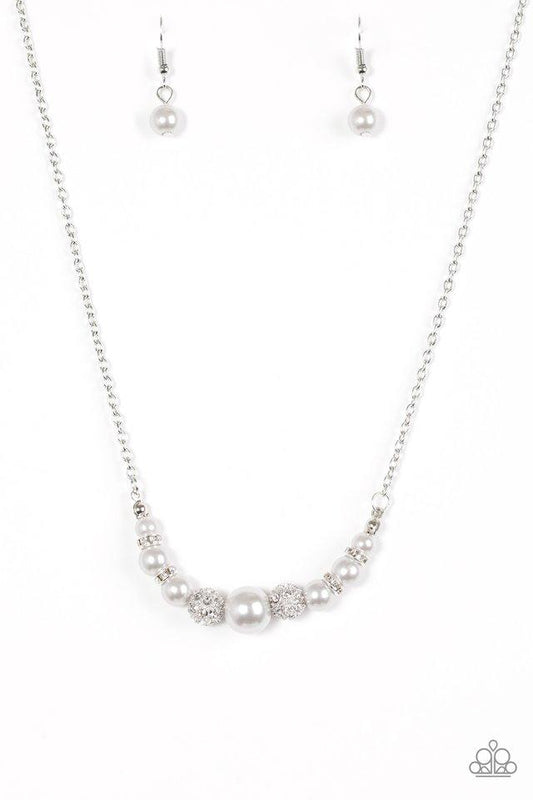 Paparazzi Necklace ~ Absolutely Brilliant - Silver