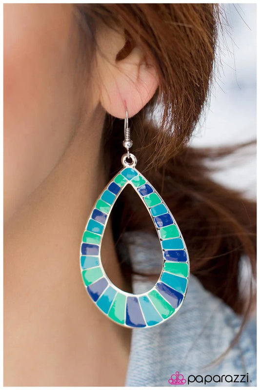 Paparazzi Earring ~ Mayan Medley - Multi