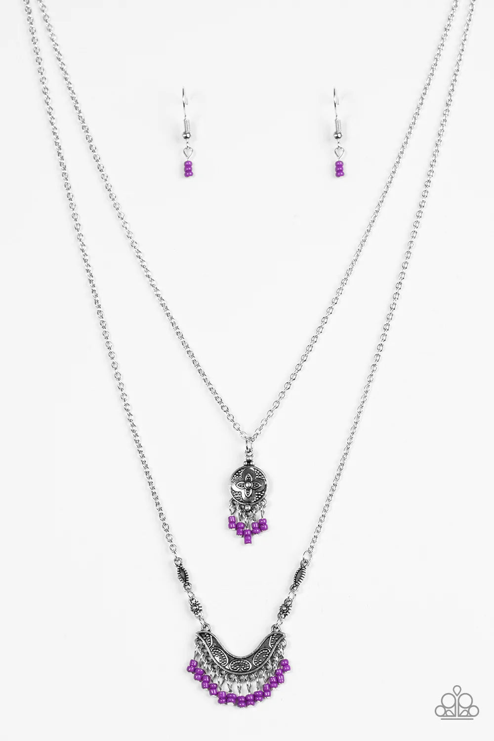 Paparazzi Necklace ~ Bohemian Belle - Purple