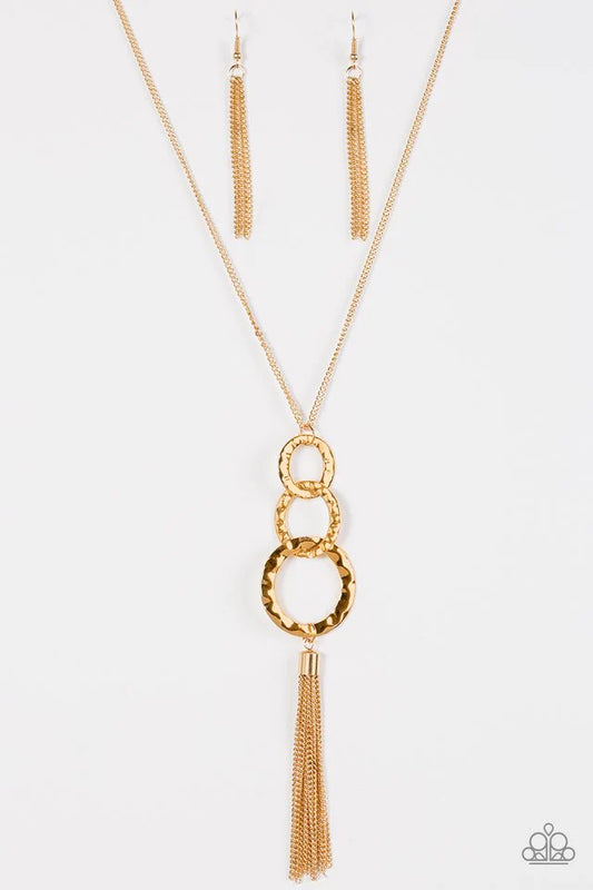 Paparazzi Necklace ~ Dont BOLD Back! - Gold