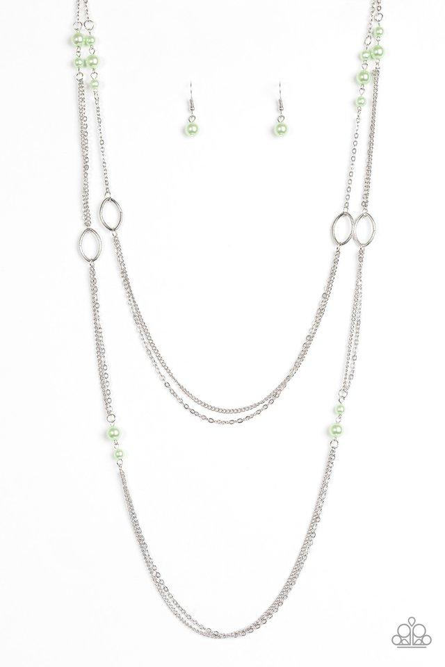 Paparazzi Necklace ~ The New Girl In Town - Green