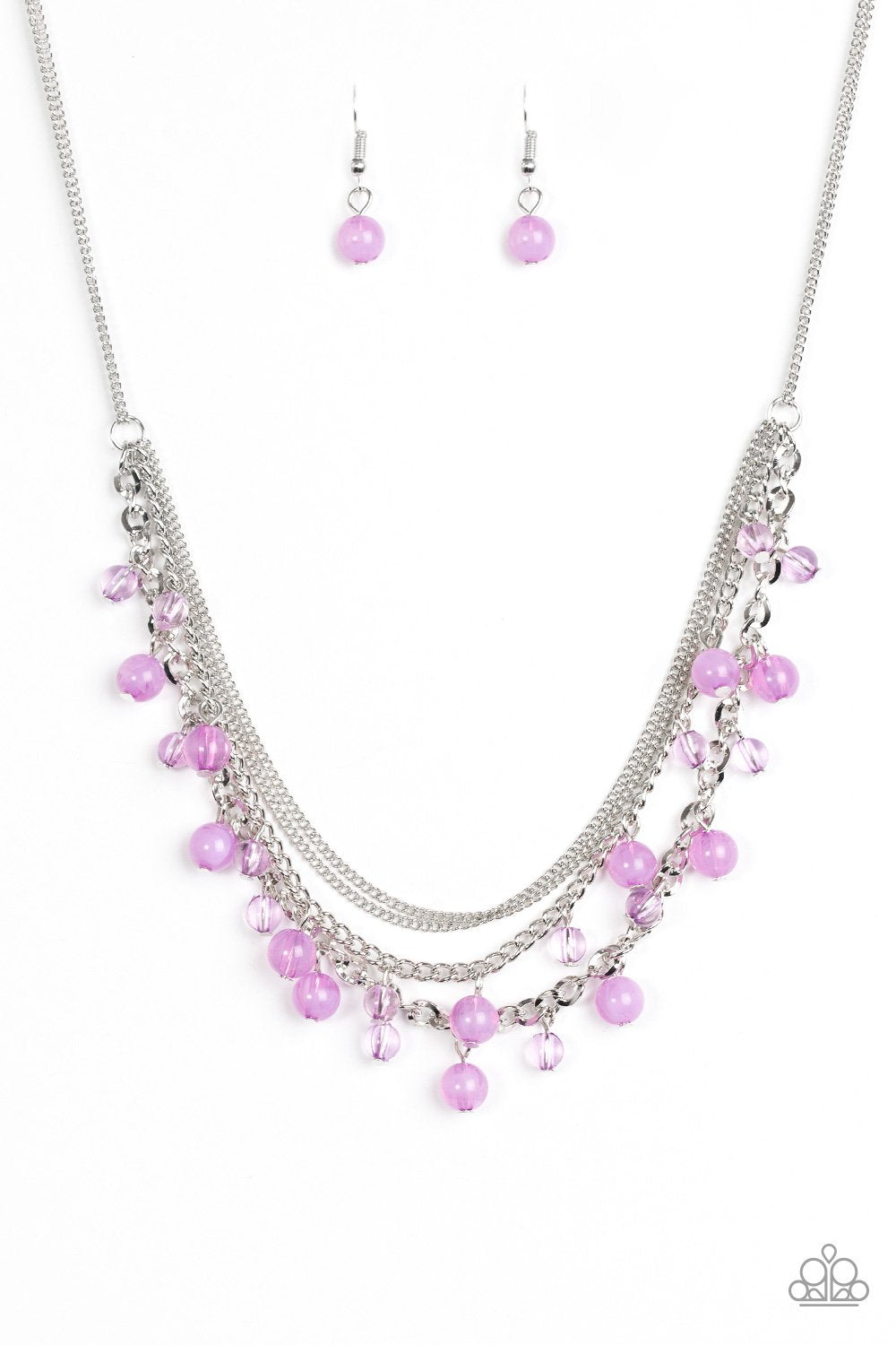 Paparazzi Necklace ~ Ocean Odyssey - Purple