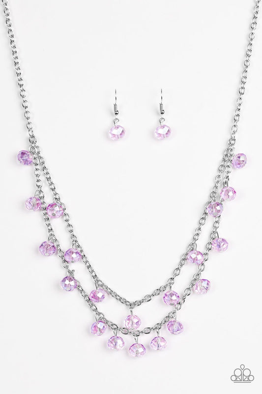 Paparazzi Necklace ~ Super Supernova - Purple