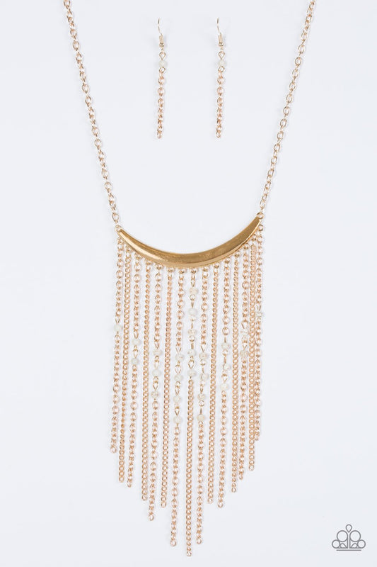 Collar Paparazzi ~ Runaway Rumba - Oro