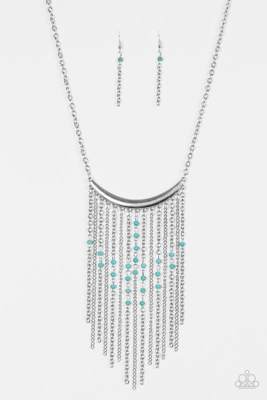 Paparazzi Necklace ~ Runaway Rumba - Blue