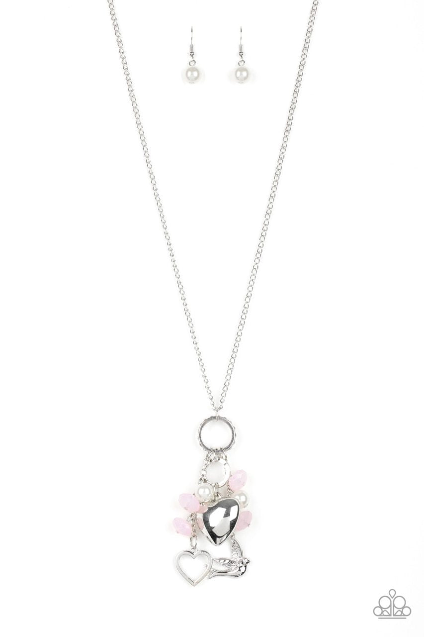 Paparazzi Necklace ~ I Will Fly - Pink