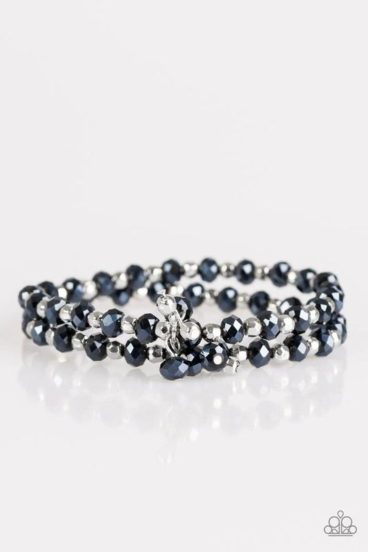 Pulsera Paparazzi ~ Sink or Shimmer - Azul