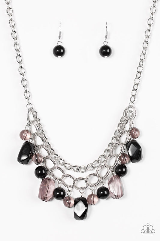 Paparazzi Necklace ~ Brazilian Bay - Black