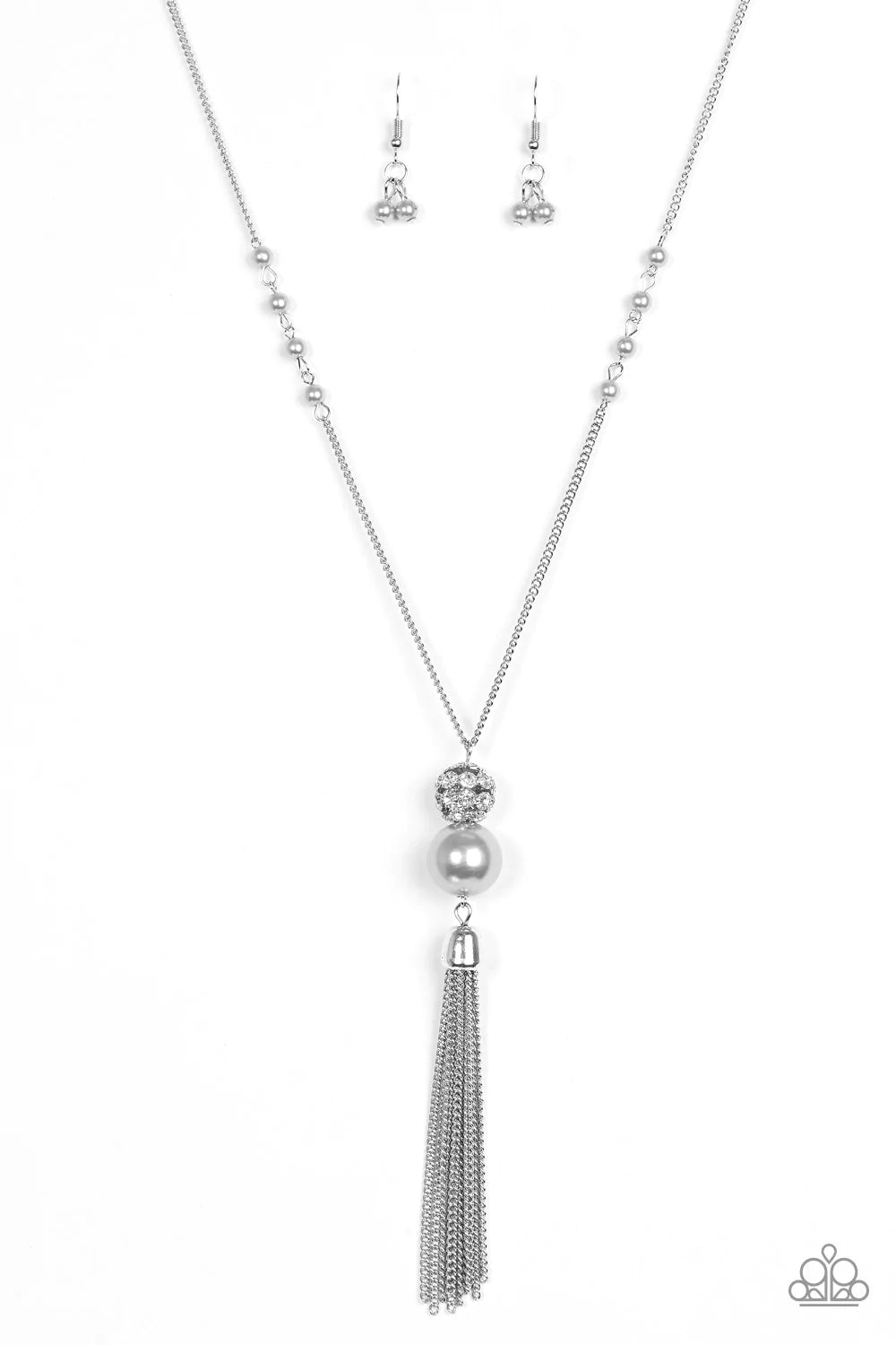 Paparazzi Necklace ~ The Only Show In Town - Silver