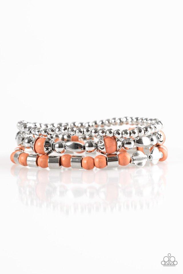 Paparazzi Bracelet ~ Mesa Mason - Orange