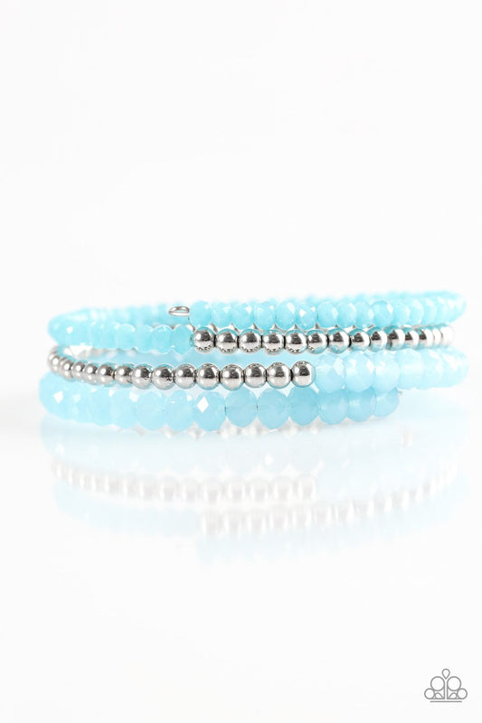 Pulsera Paparazzi ~ Brillo luminoso - Azul