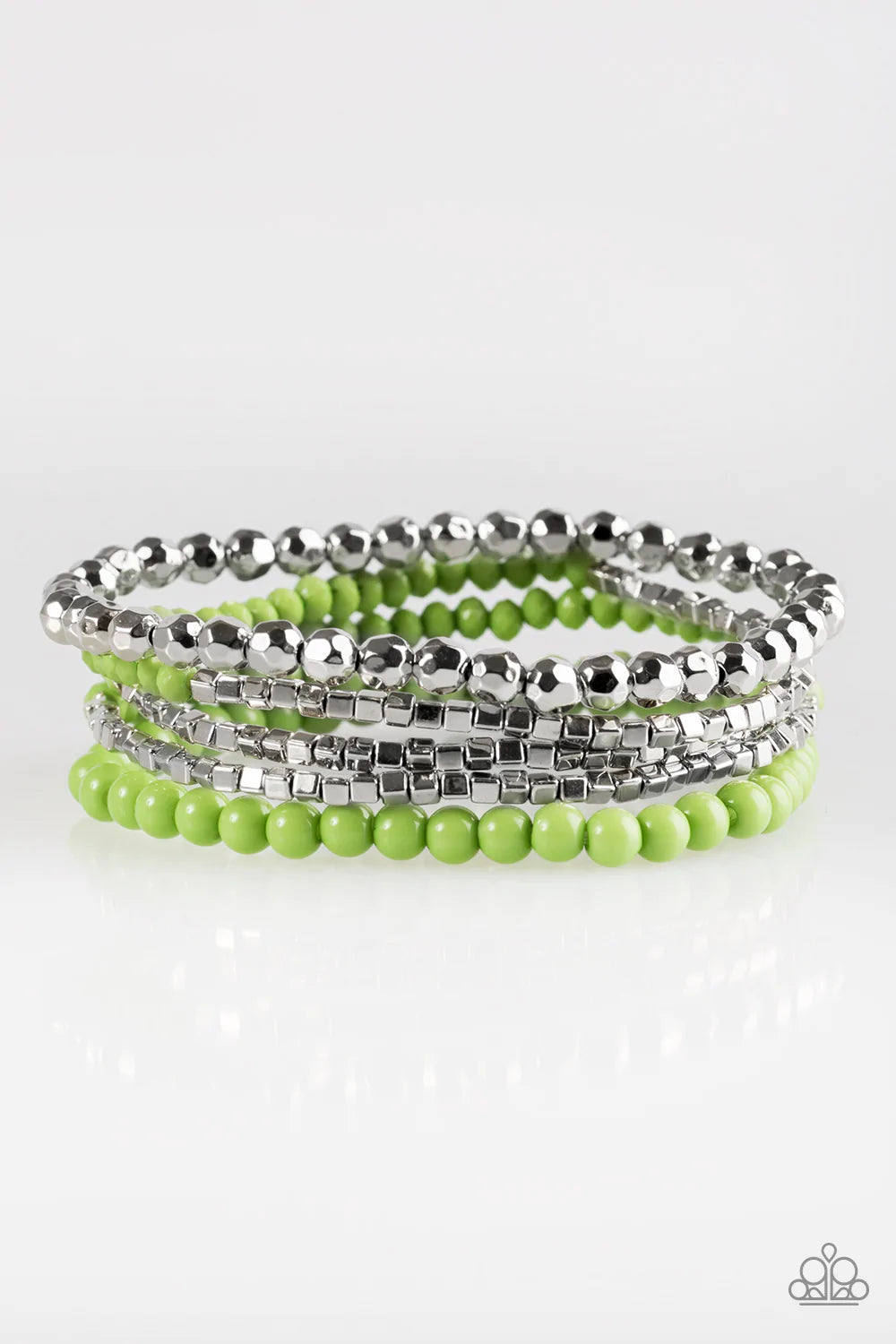 Paparazzi Bracelet ~ Colorfully Chromatic - Green