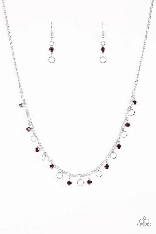 Paparazzi Necklace ~ Dinner Party Demure - Purple