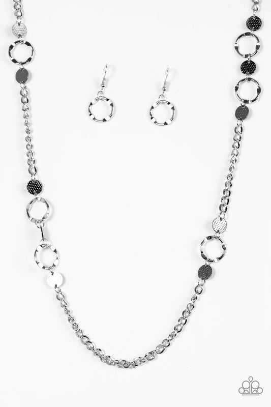 Collar Paparazzi ~ Estilo Steampunk - Plata