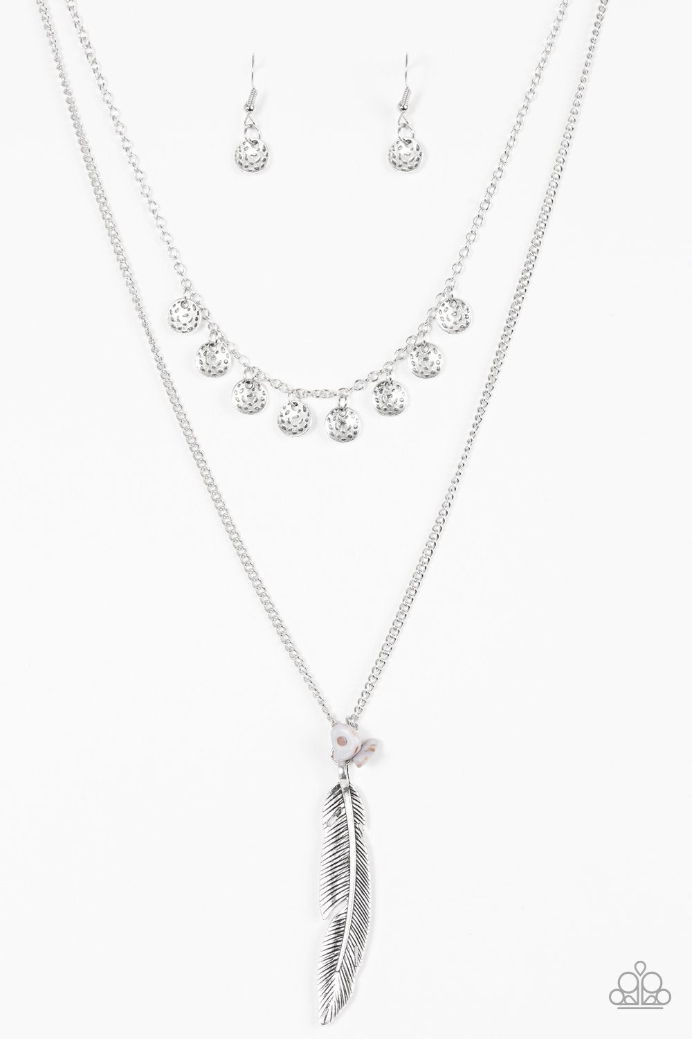 Paparazzi Necklace ~ Mojave Musical - Silver