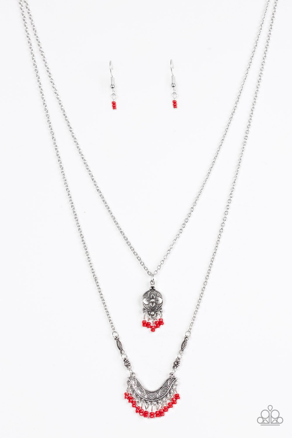 Paparazzi Necklace ~ Bohemian Belle - Red